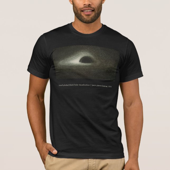 Jean-Pierre Luminets svarta hål (1979) T Shirt (Framsida)