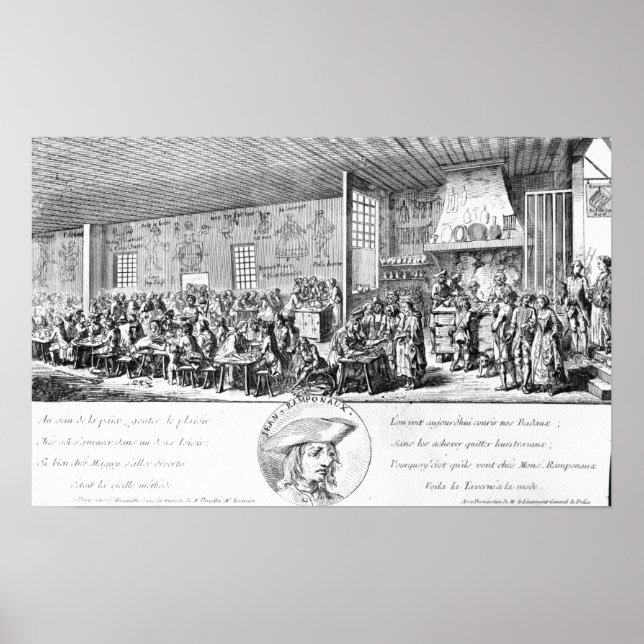 Jean Ramponneaus Tavern Poster (Framsidan)