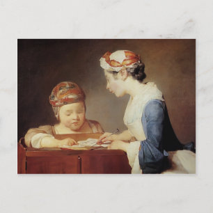 Jean-Simeon Chardin- Young Schoolmistress Vykort