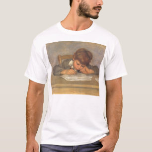 Jean Teckning av Pierre Renoir, Vintage Fine Art Tee Shirt