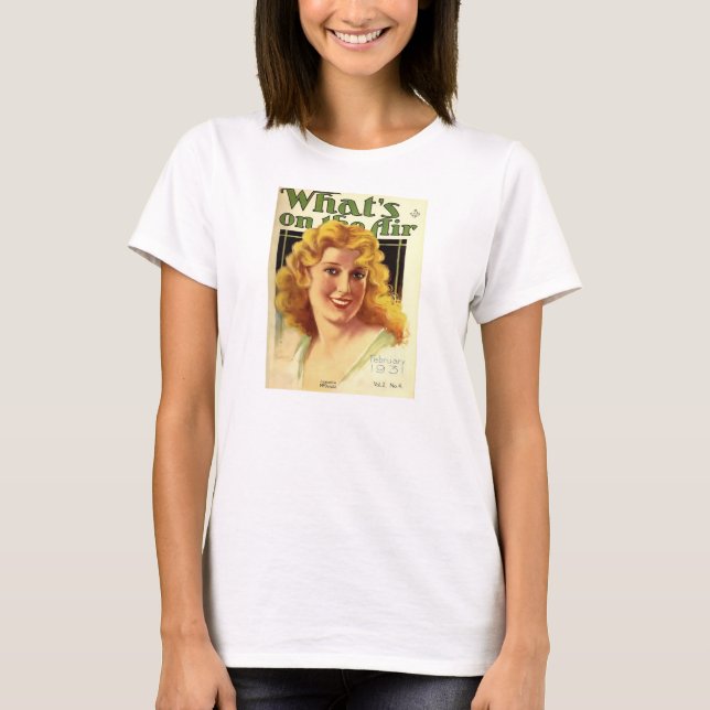 Jeanette MacDonald 1931 radiosände täcker operetta Tee (Framsida)