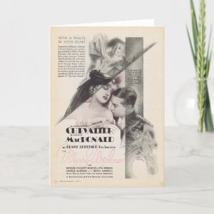 Jeanette MacDonald Merry Widow-film och 1934 Helgkort