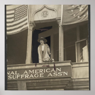 Jeanette Rankin - Första kongresskvinnan Poster