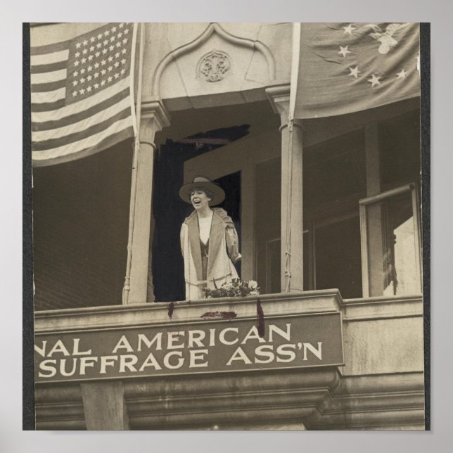 Jeanette Rankin - Första kongresskvinnan Poster (Framsidan)