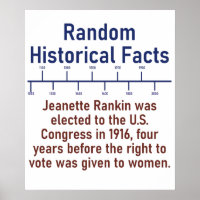 Jeanette Rankin valdes - historiskt faktum