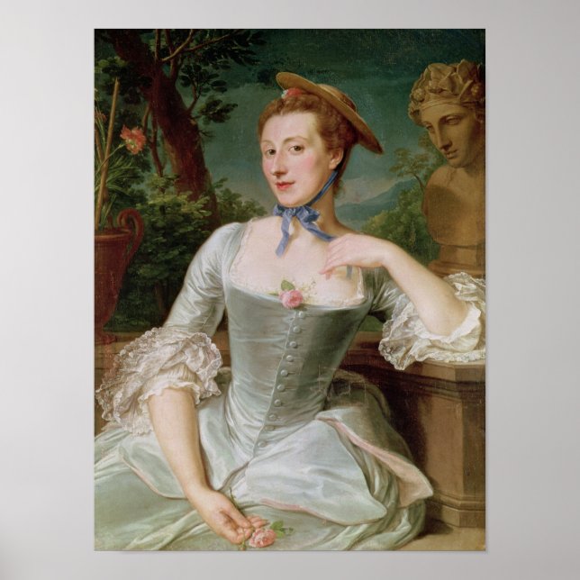 Jeanne Antoinette Poisson Marquise de Pompadour Poster (Framsidan)