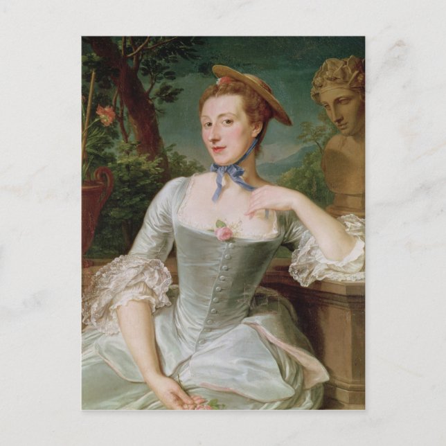 Jeanne Antoinette Poisson Marquise de Pompadour Vykort (Framsida)
