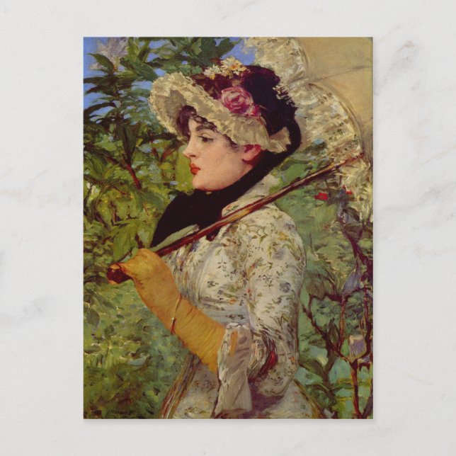 Jeanne av Edouard Manet Vykort (Framsida)