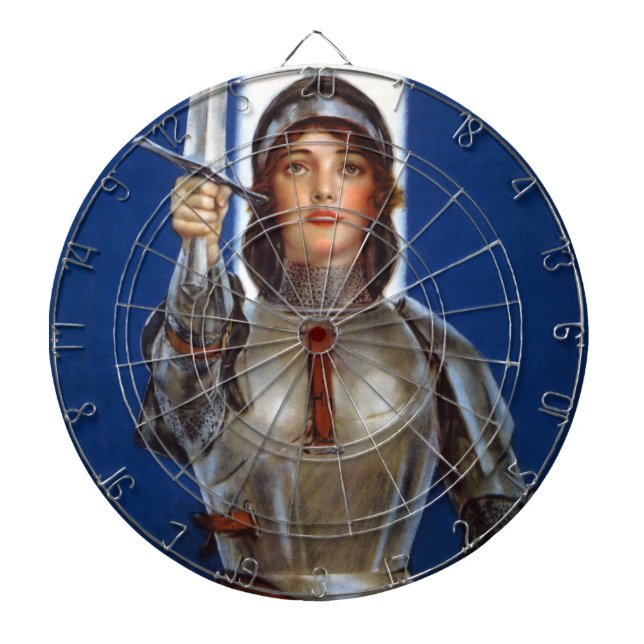 Jeanne d'Arc Fransk Hjältinna, Riddare Jungfrun av Darttavla (Framsidan)