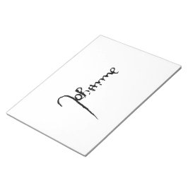 Jeanne d'Arc Saint Joan Heilige Johanna Namnteckni Anteckningsblock