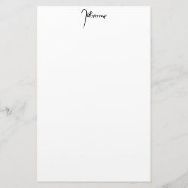 Jeanne d'Arc Saint Joan Heilige Johanna Signature Brevpapper