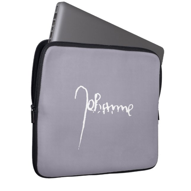 Jeanne d'Arc Saint Joan Heilige Johanna Signature Laptop Fodral (Framsidan Höger)