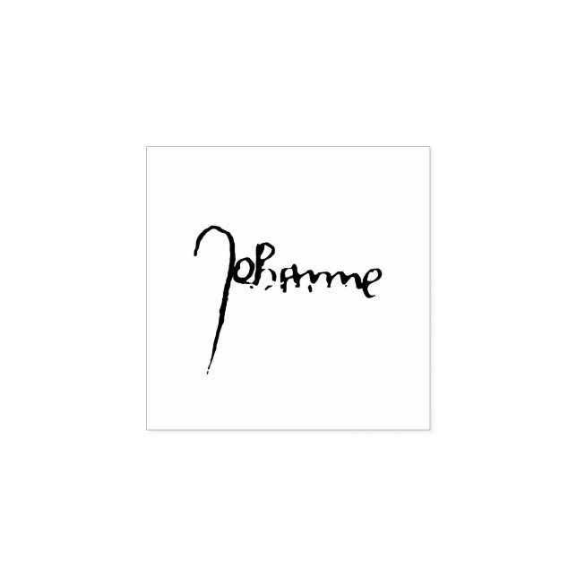 Jeanne d'Arc Saint Joan Heilige Johanna Signature Stämpel (Tryck)