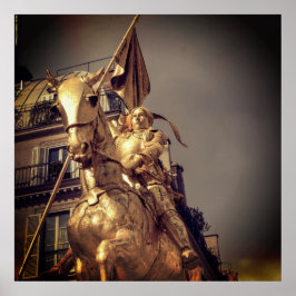 Jeanne d'Arc Saint Joan - Paris - Emmanuel Frémiet Poster