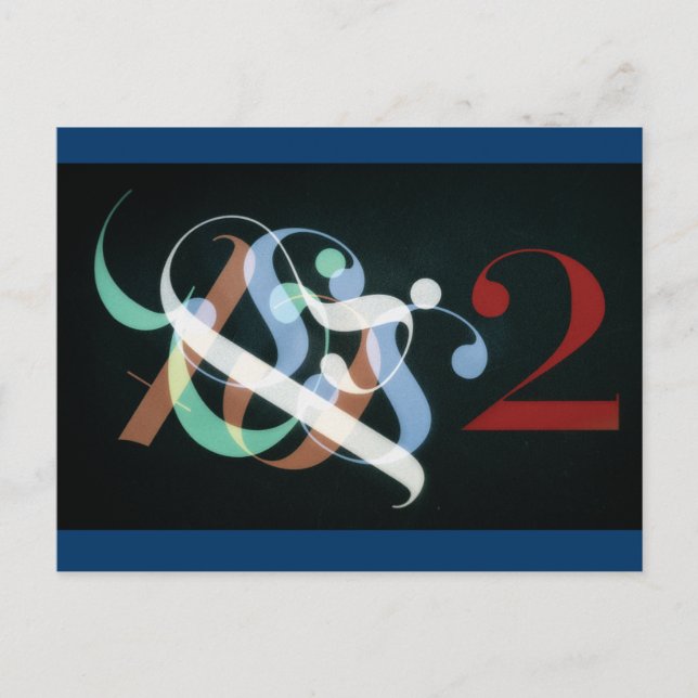 Jeanne: Dubbel projektion Vykort (Framsida)