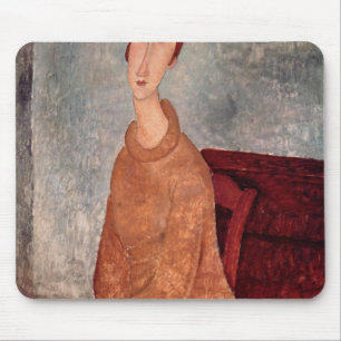 Jeanne Hebuterne i en gul jumper, 1918-19 Musmatta