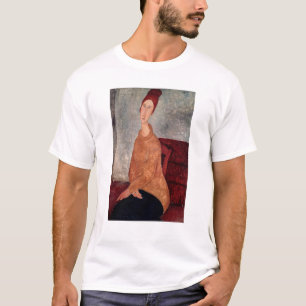 Jeanne Hebuterne i en gul jumper, 1918-19 T Shirt