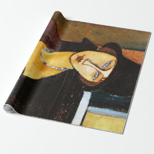 Jeanne Hebuterne med Hat och Necklace, Modigliani Presentpapper