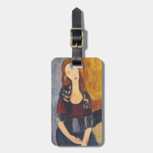 Jeanne Hebuterne porträtt av Amedeo Modigliani Bagagebricka
