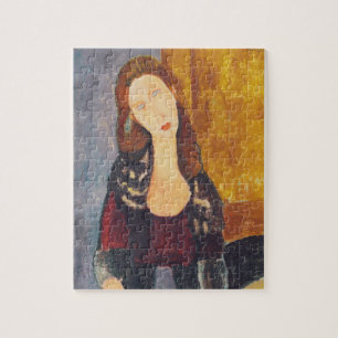 Jeanne Hebuterne porträtt av Amedeo Modigliani Pussel