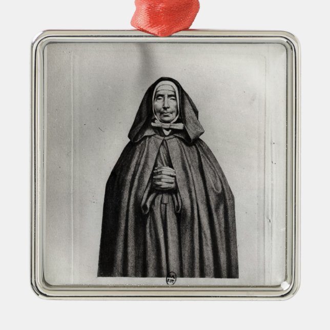 Jeanne Jugan Julgransprydnad Metall (Framsidan)