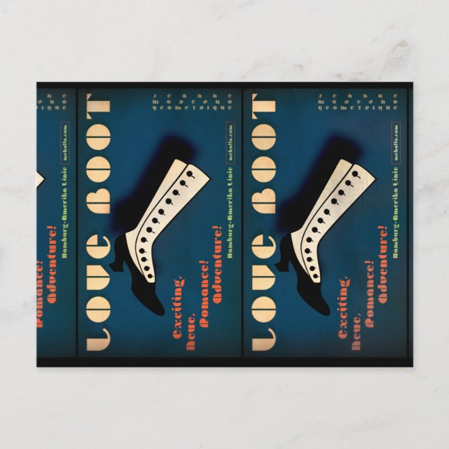 Jeanne: Kärlek Boot Vykort (Framsida)