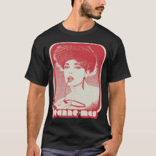 Jeanne Mas Retro Aesthetic Fläkt Design T Shirt