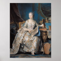 Jeanne Poisson the Marquise de Pompadour 1755