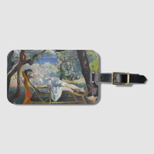 Jeanne Resting i en vacker Medelhavsgarden