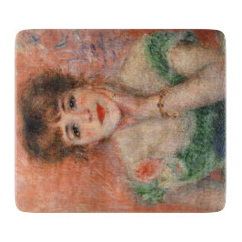 Jeanne Samary i en lått Necked Dress (av Renoir)