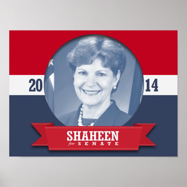 JEANNE SHAHEEN KAMPANJ POSTER (Framsidan)
