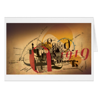 Jeanne: Typo 1919 Hälsningskort