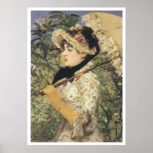 Jeanne: Vår, 1881 Edouard Manet Poster
