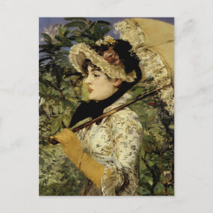 Jeanne: Vår 1881 från Manet Vykort