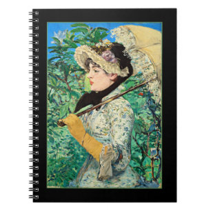Jeanne Vår, berömd Edouard Manet-målning Anteckningsbok