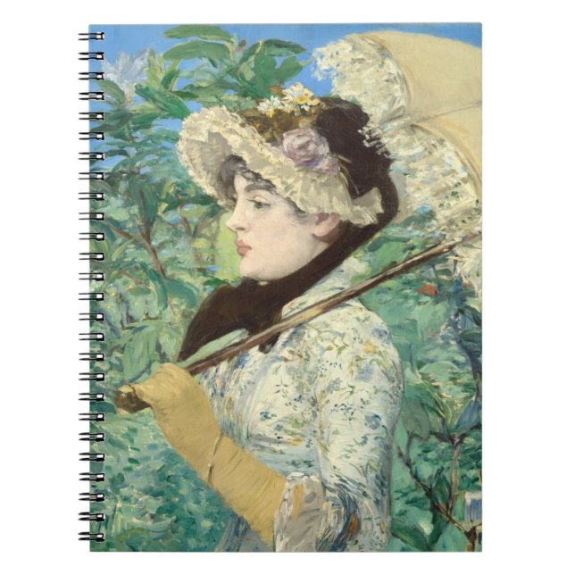 Jeanne (Vår) Edouard Manet Anteckningsbok (Framsidan)