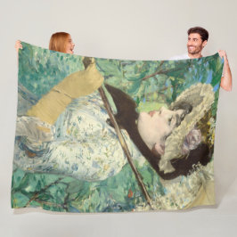 Jeanne (Vår) Edouard Manet Fleecefilt