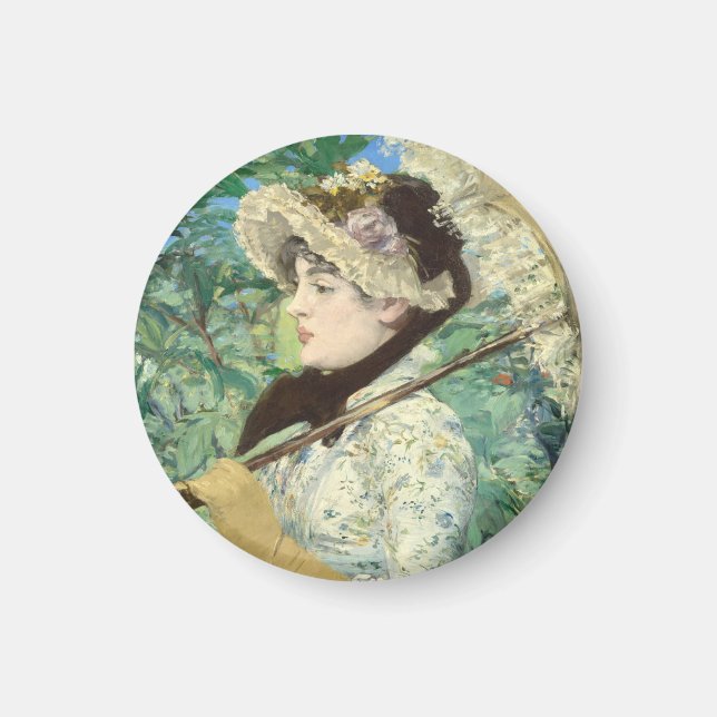Jeanne (Vår) Edouard Manet Magnet (Framsidan)
