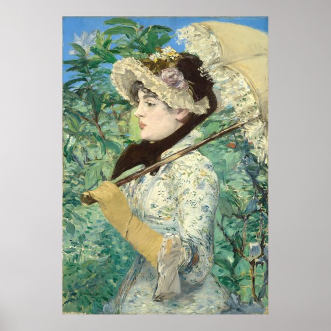 Jeanne (Vår) Edouard Manet Poster (Framsidan)