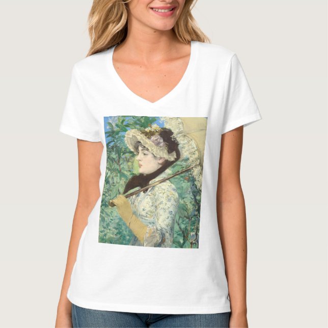 Jeanne (Vår) Edouard Manet T Shirt (Framsida)