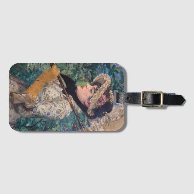 Jeanne (Vår) från Édouard Manet Bagagebricka (Framsida horisontal)