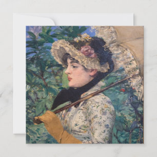 Jeanne (Vår) från Édouard Manet Julkort