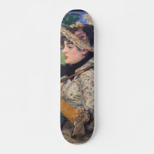 Jeanne (Vår) från Édouard Manet Mini Skateboard Bräda 18,5 Cm