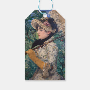 Jeanne (Vår) från Édouard Manet Presentetikett
