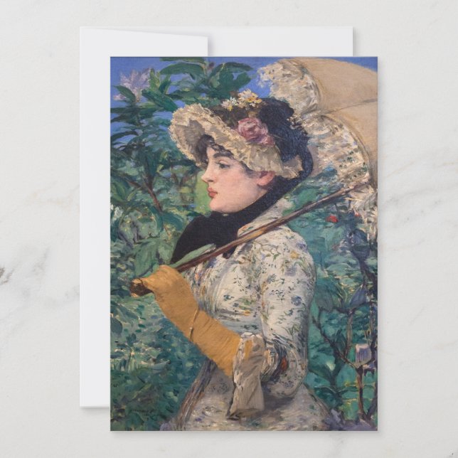 Jeanne (Vår) från Édouard Manet Spara Datumet (Framsida)