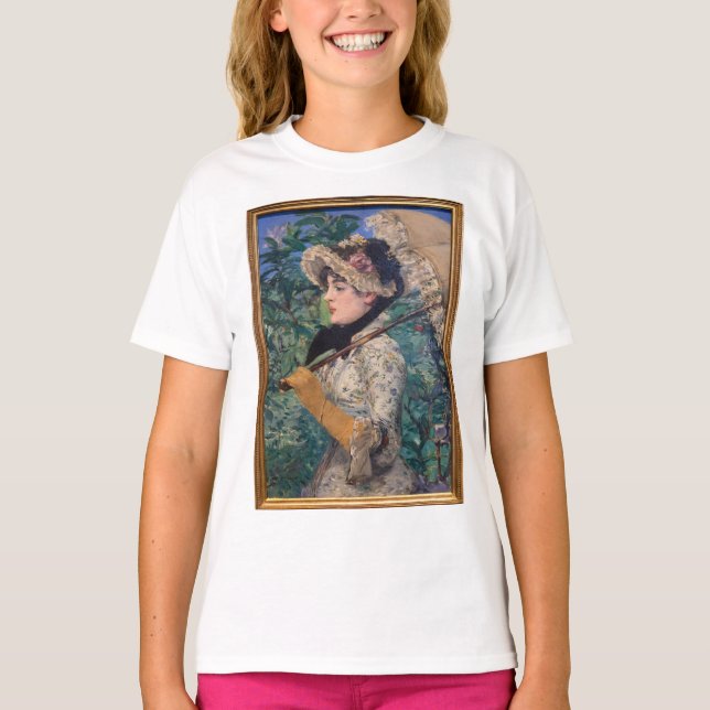 Jeanne (Vår) från Édouard Manet T Shirt (Framsida)