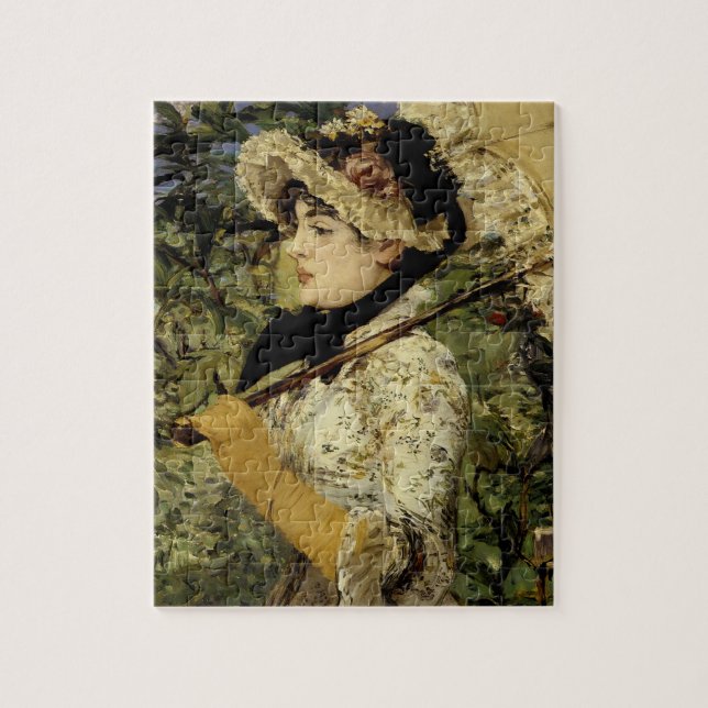 Jeanne: Våren 1881 av Manet Pussel (Vertikal)