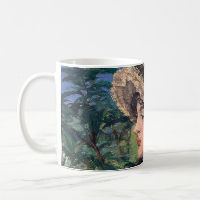 Jeanne (Våren)  Av Édouard Manet Kaffemugg (Vänster)