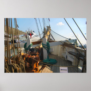 "Jeannie Johnston" högväxt frakt, figurehead Poster