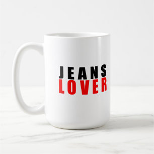 Jeans älskare kaffemugg